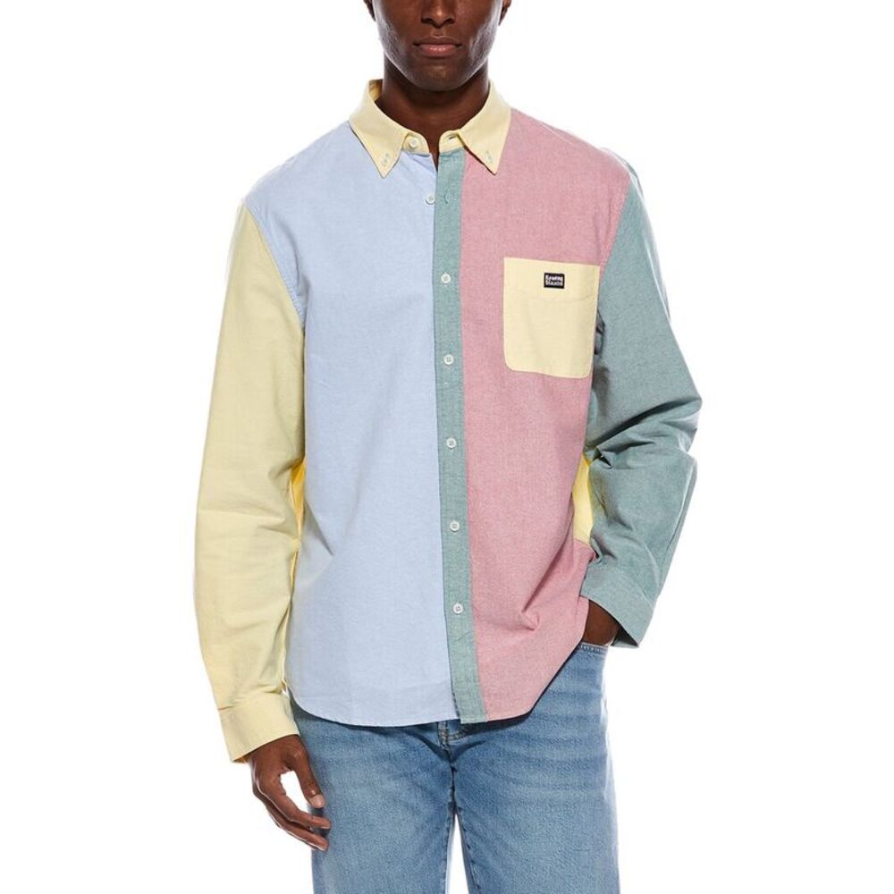 Rowing Blazers Mens  Classic Color Block Shirt
